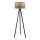 Duolla - Stojacia lampa DUO 1xE27/60W/230V pr. 44 cm béžová/šedá/wenge