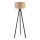 Duolla - Stojacia lampa DUO 1xE27/60W/230V pr. 44 cm béžová/wenge