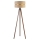 Duolla - Stojacia lampa DUO 1xE27/60W/230V pr. 44 cm béžová/wenge