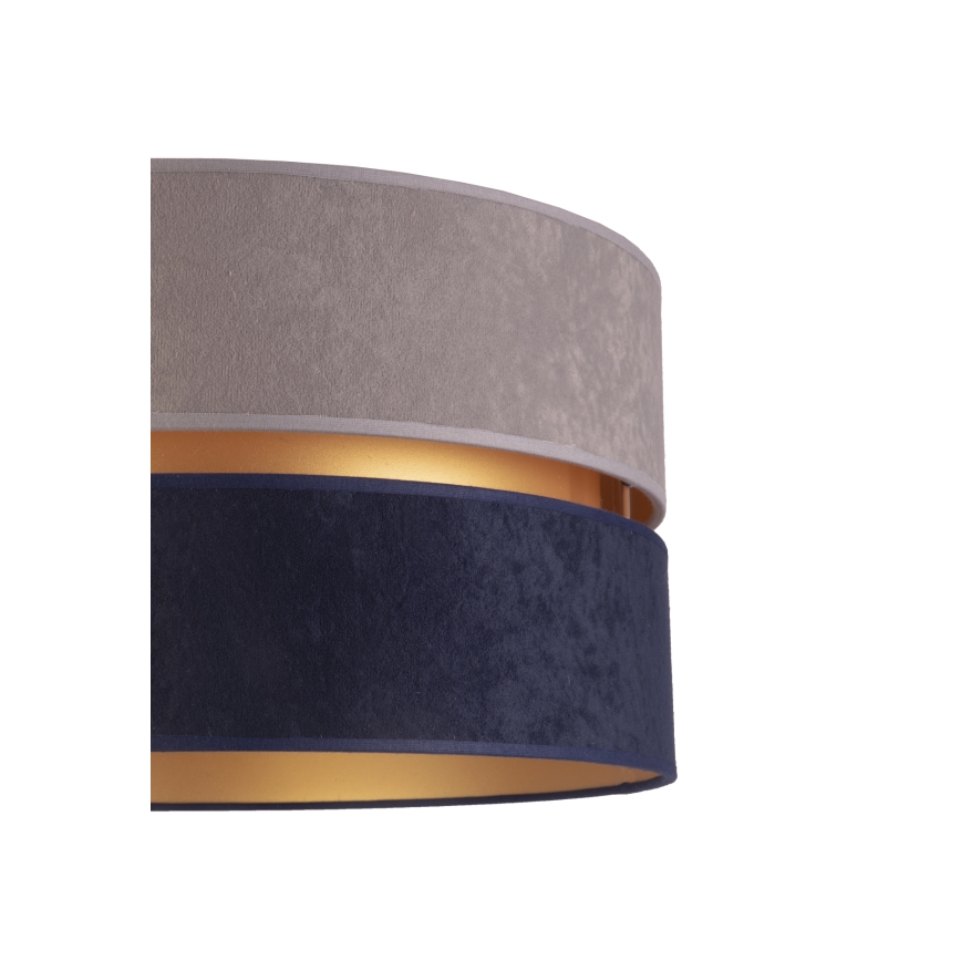 Duolla - Stojacia lampa DUO 1xE27/60W/230V pr. 44 cm šedá/modrá/biela