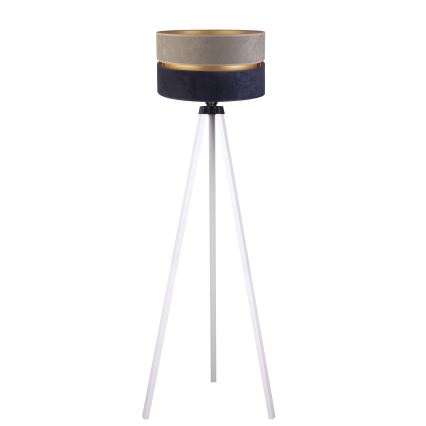 Duolla - Stojacia lampa DUO 1xE27/60W/230V pr. 44 cm šedá/modrá/biela