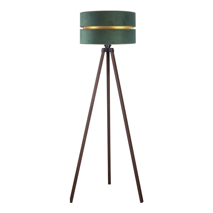 Duolla - Stojacia lampa DUO 1xE27/60W/230V pr. 44 cm zelená/hnedá