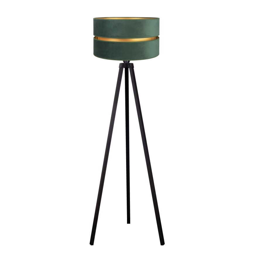 Duolla - Stojacia lampa DUO 1xE27/60W/230V pr. 44 cm zelená/wenge