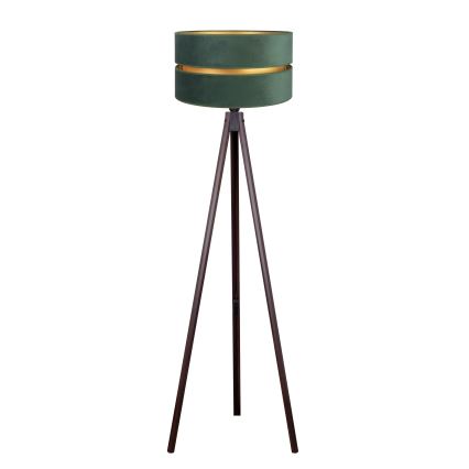 Duolla - Stojacia lampa DUO 1xE27/60W/230V pr. 44 cm zelená/wenge