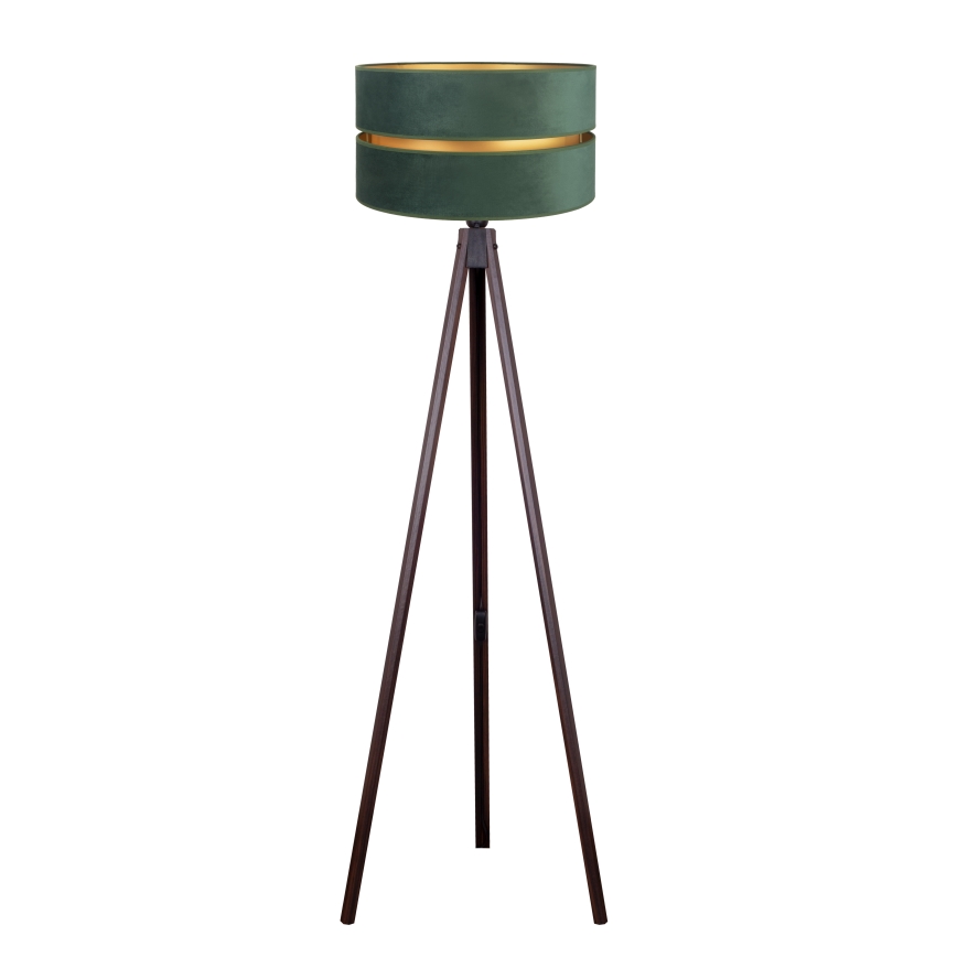 Duolla - Stojacia lampa DUO 1xE27/60W/230V pr. 44 cm zelená/wenge