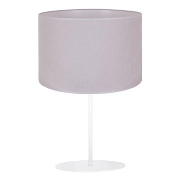 Duolla - Stolná lampa BRISTOL 1xE14/15W/230V pr. 17,5 cm šedá/biela