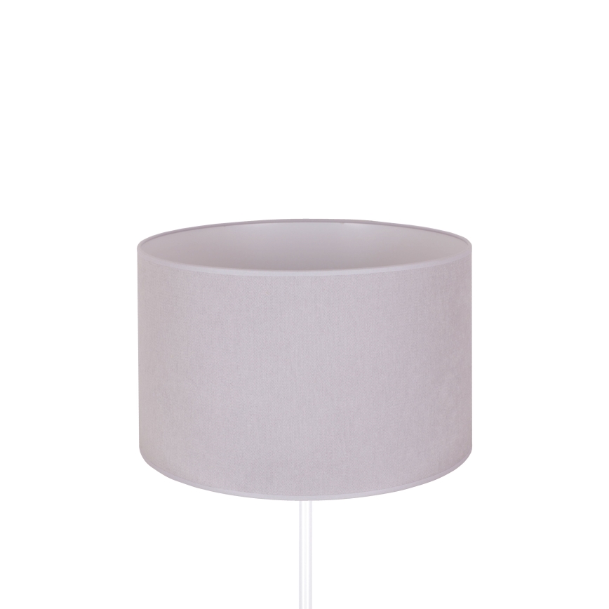 Duolla - Stolná lampa BRISTOL 1xE14/15W/230V pr. 17,5 cm šedá/biela