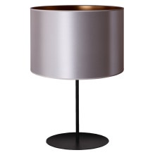 Duolla - Stolná lampa CANNES 1xE14/15W/230V 20 cm strieborná/medená/čierna