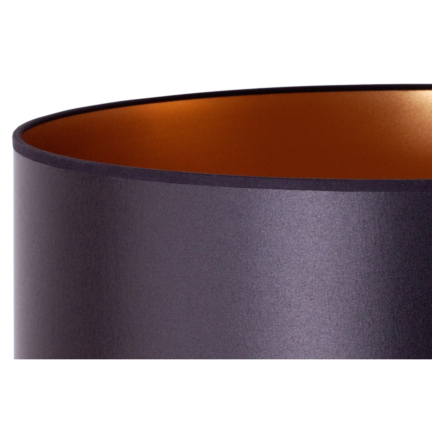 Duolla - Stolná lampa CANNES 1xE14/15W/230V pr. 20 cm čierna/medená