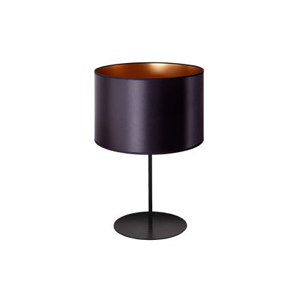 Duolla - Stolná lampa CANNES 1xE14/15W/230V pr. 20 cm čierna/medená
