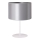 Duolla - Stolná lampa CANNES 1xE14/15W/230V pr. 20 cm strieborná/biela