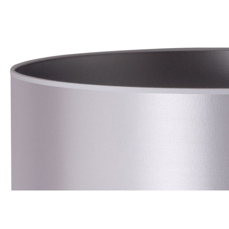 Duolla - Stolná lampa CANNES 1xE14/15W/230V pr. 20 cm strieborná/biela