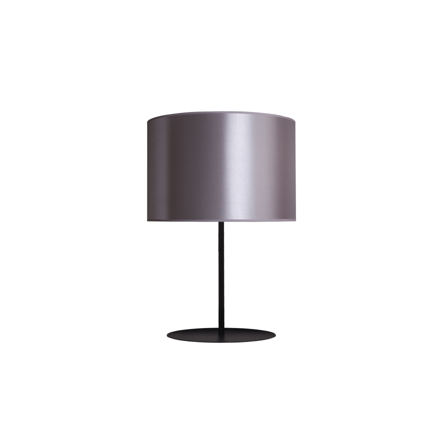 Duolla - Stolná lampa CANNES 1xE14/15W/230V pr. 20 cm strieborná/čierna