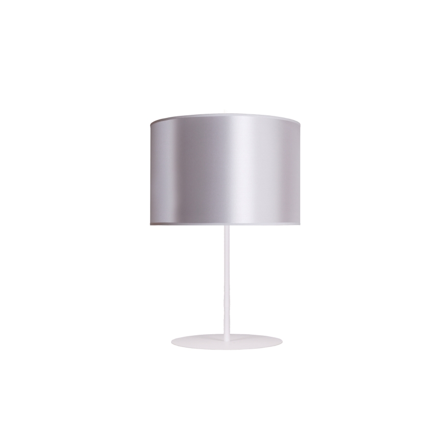 Duolla - Stolná lampa CANNES 1xE14/15W/230V pr. 20 cm strieborná/medená/biela