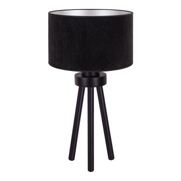 Duolla - Stolná lampa LYON 1xE27/15W/230V pr. 30 cm čierna