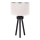 Duolla - Stolná lampa LYON 1xE27/15W/230V pr. 30 cm krémová