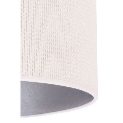 Duolla - Stolná lampa LYON 1xE27/15W/230V pr. 30 cm krémová
