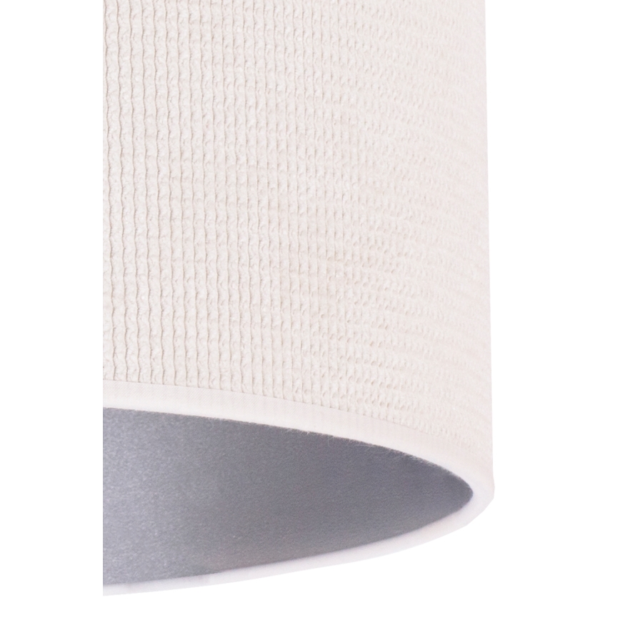 Duolla - Stolná lampa LYON 1xE27/15W/230V pr. 30 cm krémová