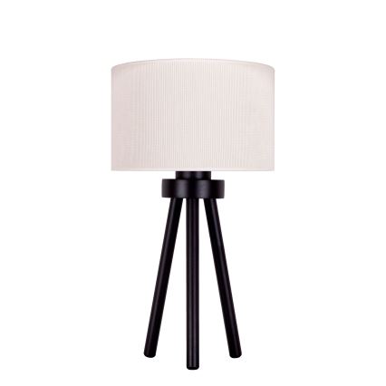 Duolla - Stolná lampa LYON 1xE27/15W/230V pr. 30 cm krémová