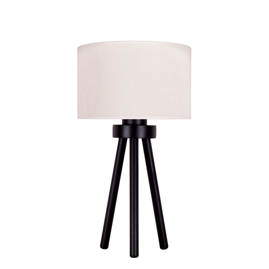 Duolla - Stolná lampa LYON 1xE27/15W/230V pr. 30 cm krémová