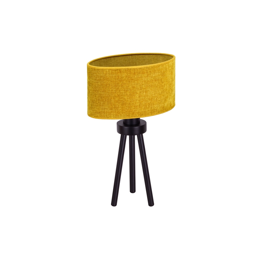 Duolla - Stolná lampa OVAL 1xE27/15W/230V pr. 30 cm hnedá