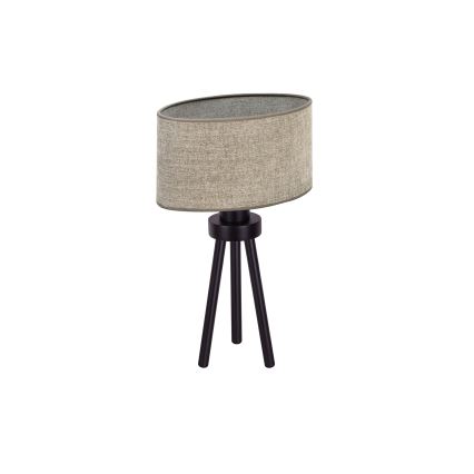 Duolla - Stolná lampa OVAL 1xE27/15W/230V pr. 30 cm hnedá