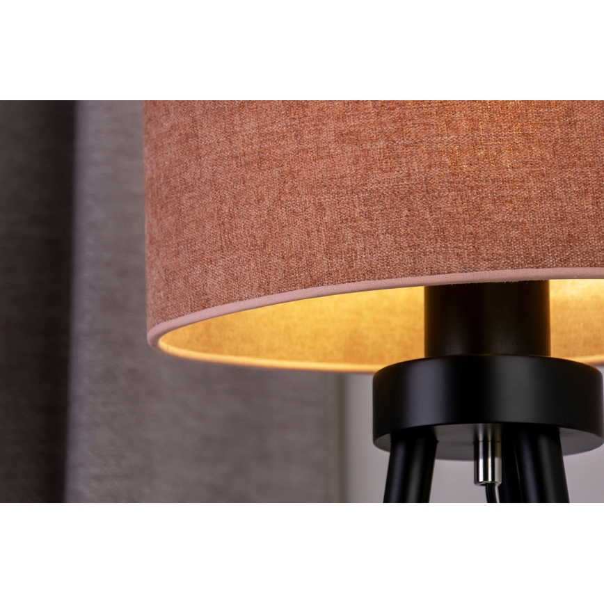 Duolla - Stolná lampa OVAL 1xE27/15W/230V pr. 30 cm ružová