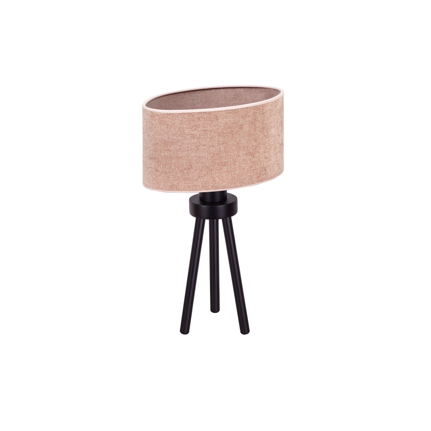 Duolla - Stolná lampa OVAL 1xE27/15W/230V pr. 30 cm ružová