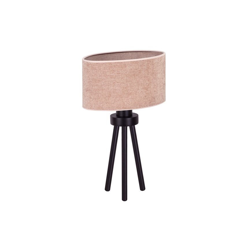 Duolla - Stolná lampa OVAL 1xE27/15W/230V pr. 30 cm ružová