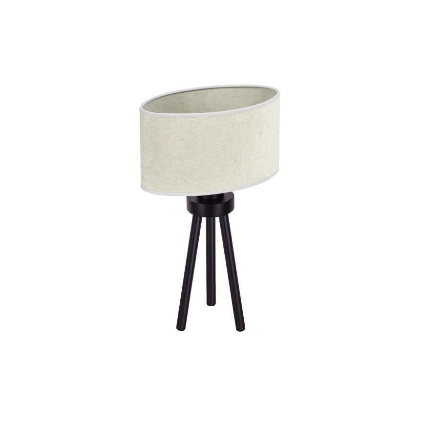 Duolla - Stolná lampa OVAL 1xE27/15W/230V pr. 30 cm šedá
