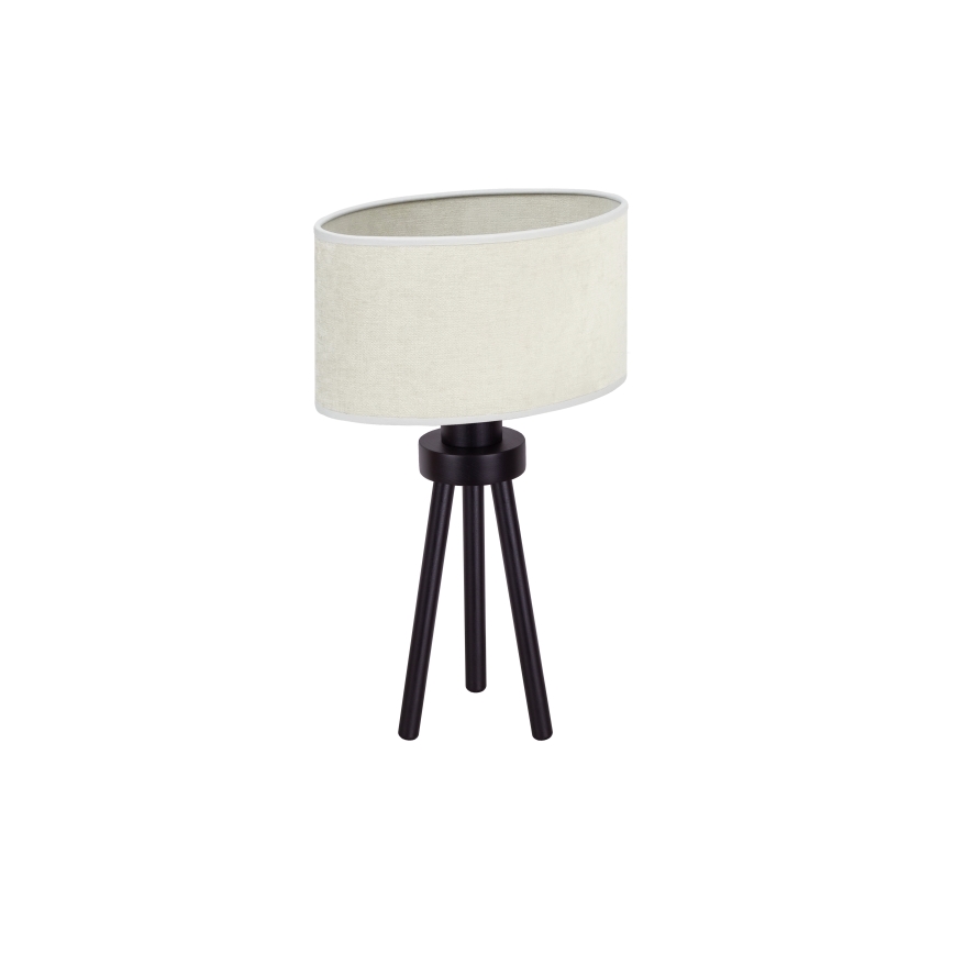 Duolla - Stolná lampa OVAL 1xE27/15W/230V pr. 30 cm šedá