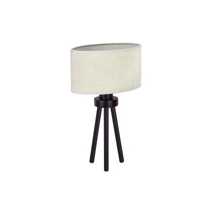 Duolla - Stolná lampa OVAL 1xE27/15W/230V pr. 30 cm šedá