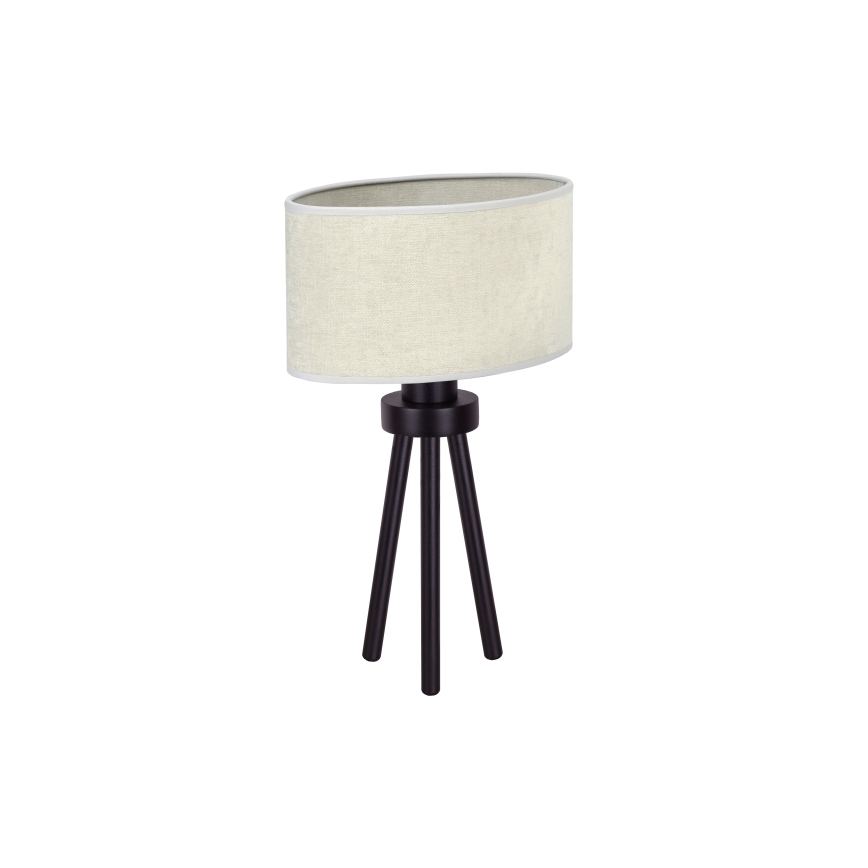 Duolla - Stolná lampa OVAL 1xE27/15W/230V pr. 30 cm šedá