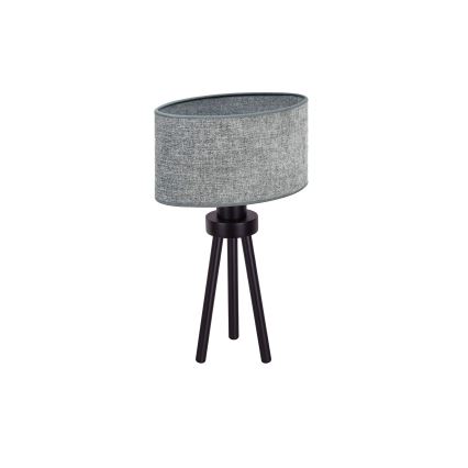 Duolla - Stolná lampa OVAL 1xE27/15W/230V pr. 30 cm šedá