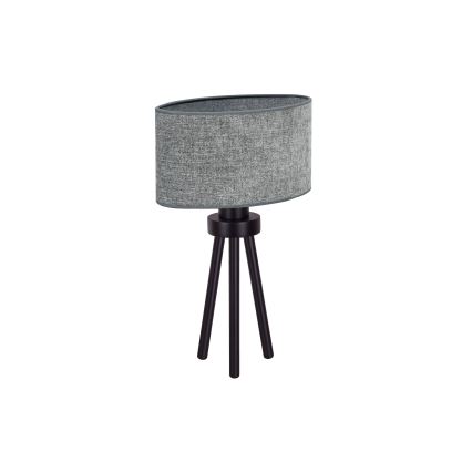 Duolla - Stolná lampa OVAL 1xE27/15W/230V pr. 30 cm šedá