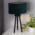 Duolla - Stolná lampa OVAL 1xE27/15W/230V pr. 30 cm zelená