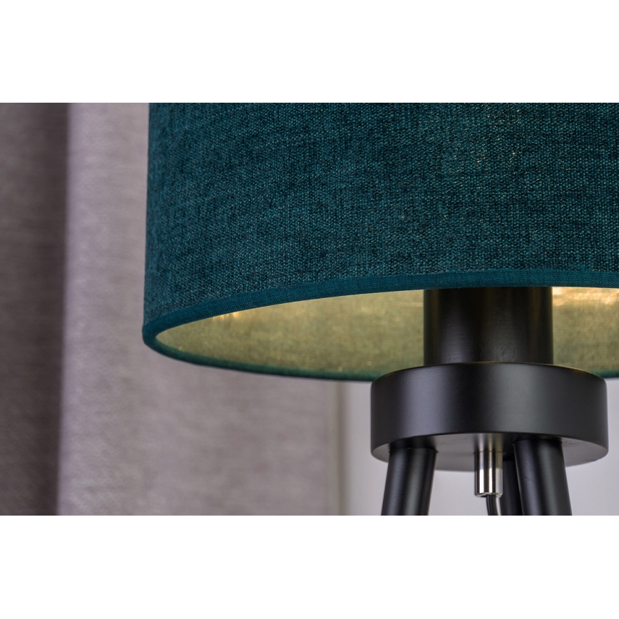 Duolla - Stolná lampa OVAL 1xE27/15W/230V pr. 30 cm zelená