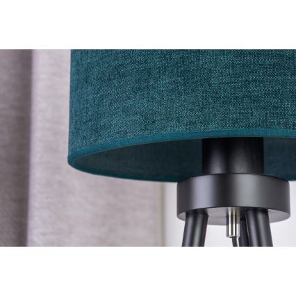 Duolla - Stolná lampa OVAL 1xE27/15W/230V pr. 30 cm zelená