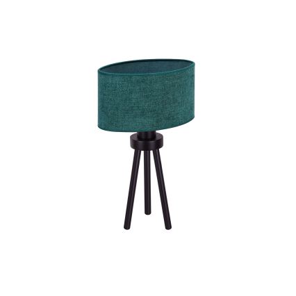 Duolla - Stolná lampa OVAL 1xE27/15W/230V pr. 30 cm zelená