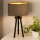 Duolla - Stolná lampa OVAL VEGAN 1xE27/15W/230V pr. 30 cm béžová