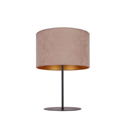 Duolla - Stolná lampa ROLLER 1xE14/15W/230V pr. 20 cm béžová/zlatá