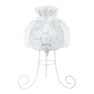 Duolla - Stolná lampa SYMPHONY 1xE27/40W/230V pr. 28 cm biela