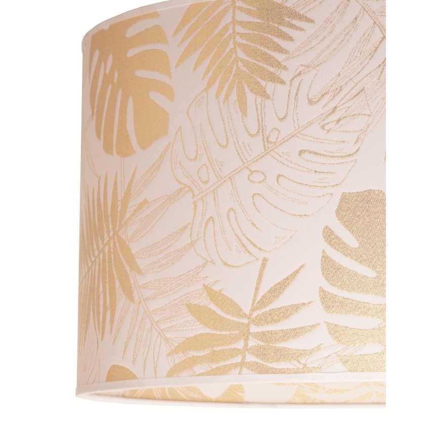 Duolla - Stropné svietidlo ARECA 1xE27/40W/230V pr. 45 cm mosadz/biela