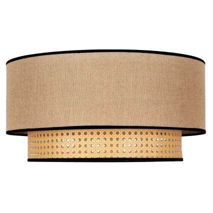 Duolla - Stropné svietidlo BOHO 1xE27/15W/230V pr. 45 cm béžová/ratan