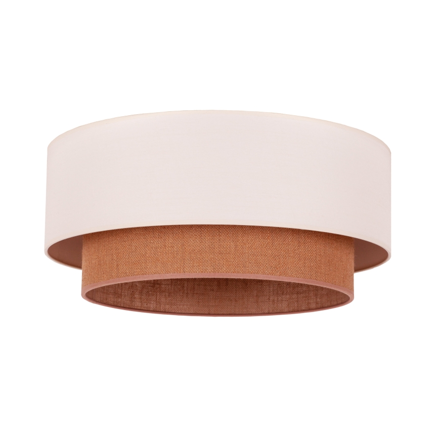 Duolla - Stropné svietidlo BOHO 3xE27/15W/230V pr. 60 cm béžová/hnedá