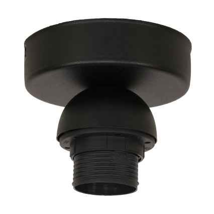 Duolla - Stropné svietidlo DUO 1xE27/40W/230V pr. 40 cm čierna/zlatá