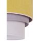 Duolla - Stropné svietidlo TRIO 1xE27/15W/230V pr. 45 cm žltá/šedá/biela
