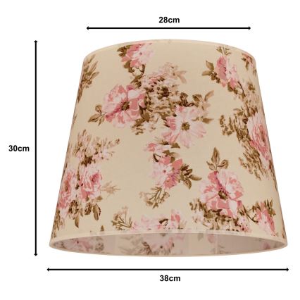 Duolla - Tienidlo k lustru CLASSIC L E27 pr. 38 cm ruža