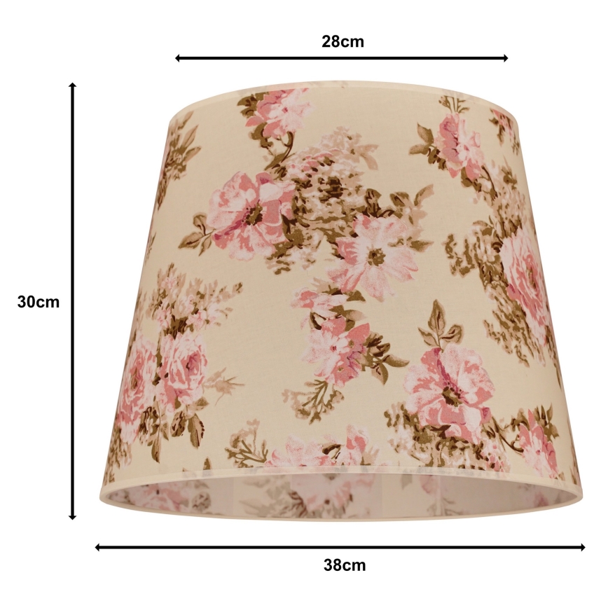 Duolla - Tienidlo k lustru CLASSIC L E27 pr. 38 cm ruža
