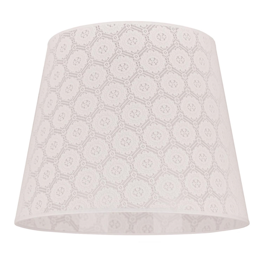 Duolla - Tienidlo k stojací lampě CLASSIC L E27 pr. 38 cm biela
